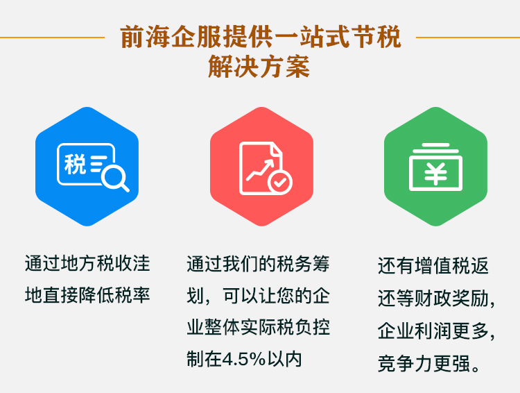 前海企服提供一站式节税解决方案