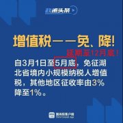 官宣！全国小规模增值税3%降至1%延期至12月31日！